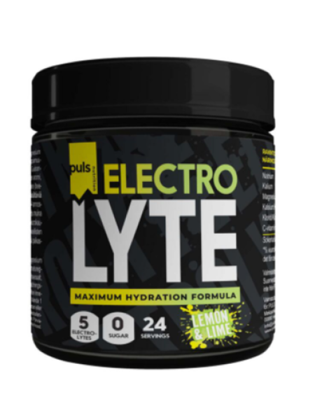 Электролитный порошок PULS ELEKTROLYYTTIJAUHE LEMON-LIME 120 г со вкусом лимона и лайма 
