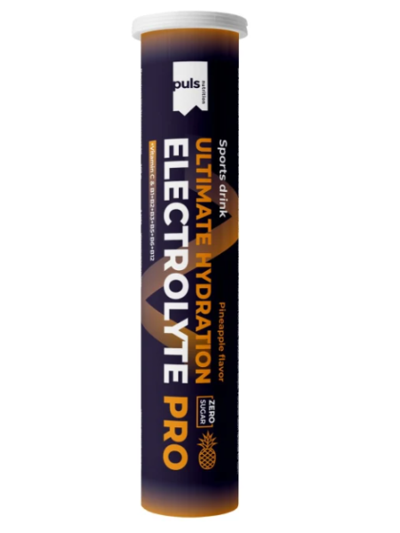 Шипучие таблетки для регидратации PULS Electrolyte Pro Pineapple 20 шт ананас
