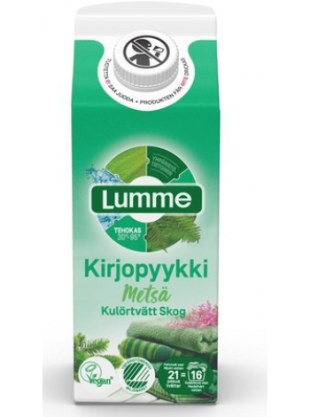 Жидкий стиральный порошок Lumme Kirjopyykki Metsä 750мл для цветного белья
