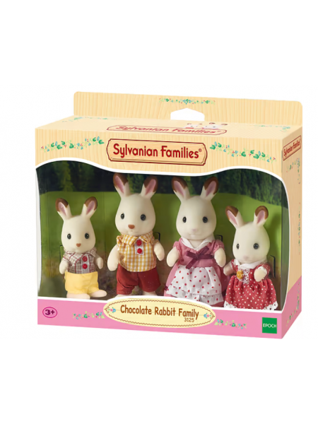 Игровой набор Sylvanian Families семья шоколадных кроликов