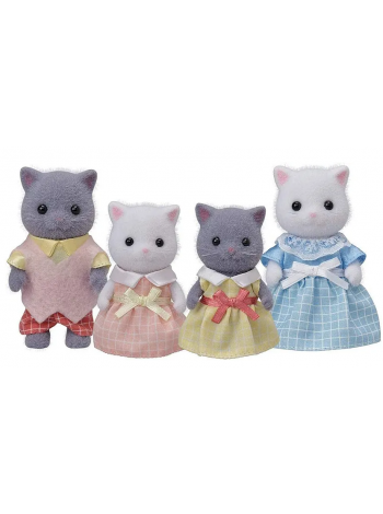 Игровые персонажи Sylvanian Families Persialaiskissaperhe семейство персидских кошек
