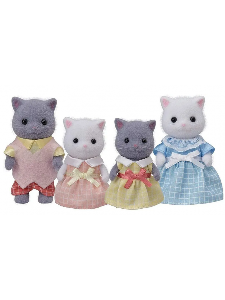Игровые персонажи Sylvanian Families Persialaiskissaperhe семейство персидских кошек