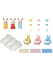 Игровые персонажи Sylvanian Families тройняшки-шоколадные зайчики