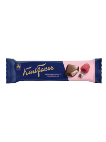 Молочный шоколадный батончик с малиновым йогуртом Karl Fazer 37 г