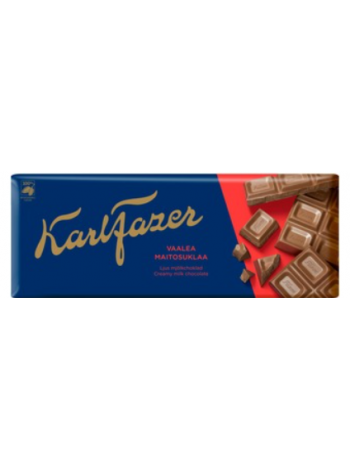 Шоколад молочный Karl Fazer Vaalea Maitosuklaalevy 180 г 