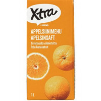Сок апельсиновый Xtra APPELSIINIMEHU 1л