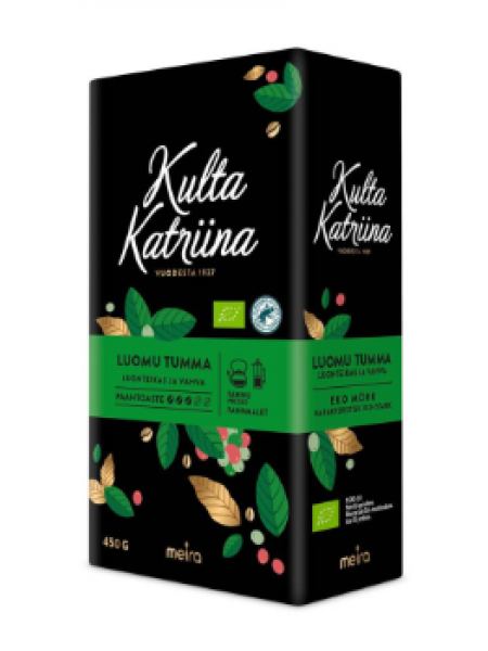 Кофе молотый Kulta Katriina Luomu tumma paahto №3 450г