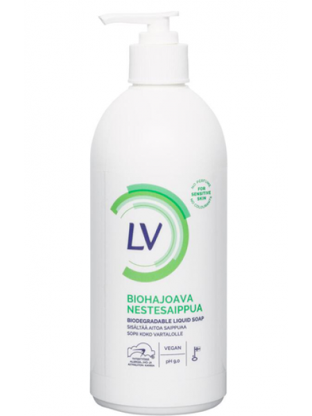 Биоразлагаемое жидкое мыло LV Biohajoava nestesaippua 500мл