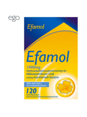 Высококачественное масло примулы вечерней EFAMOL 1000 мг 120 шт