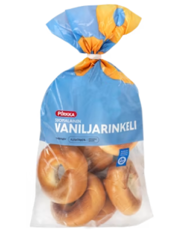 Ванильные баранки Pirkka Vaniljarinkeli 378 г