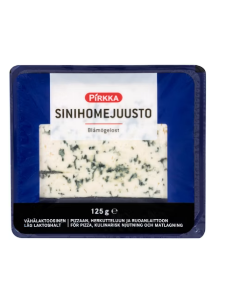 Сыр с голубой плесенью Pirkka sinihomejuusto 125 г