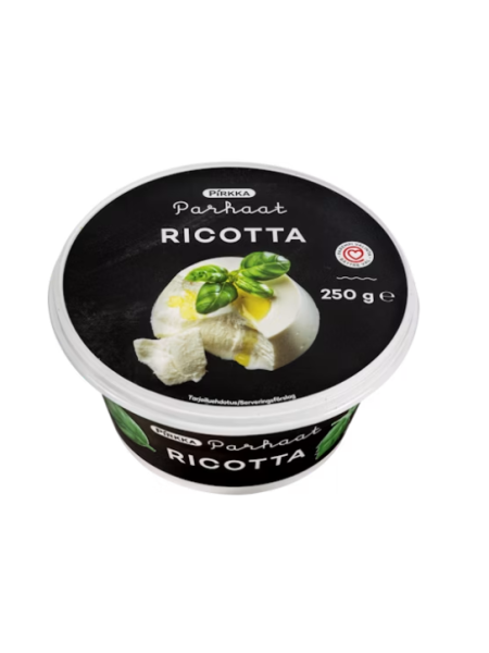 Сыр риккота Pirkka Parhaat ricotta 250 г