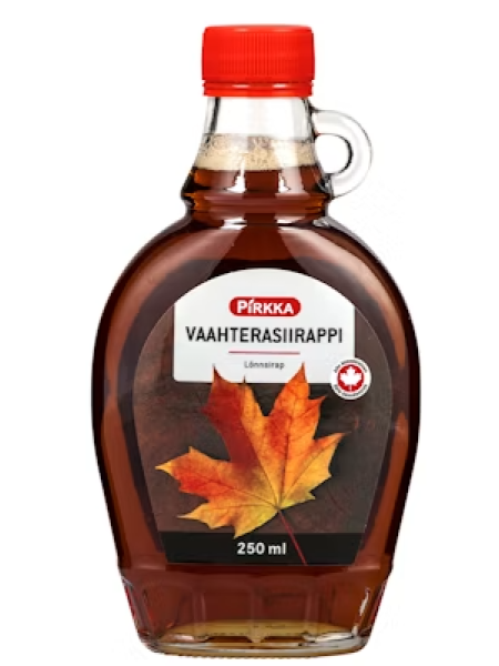 Кленовый сироп Pirkka vaahterasiirappi 250 мл