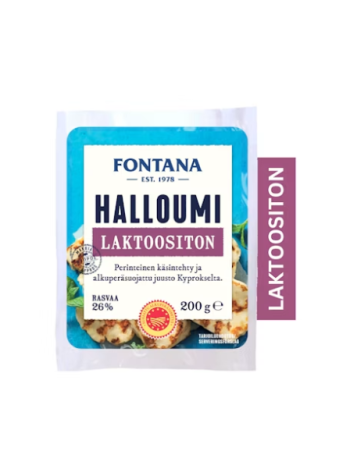 Сыр халлуми без лактозы Fontana Halloumi laktoositon PDO 200 г