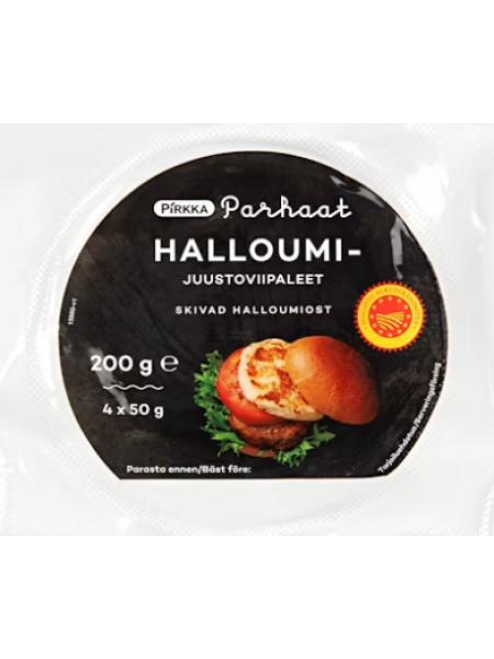 Ломтики сыра халлуми Pirkka Parhaat halloumijuustoviipaleet 200 г
