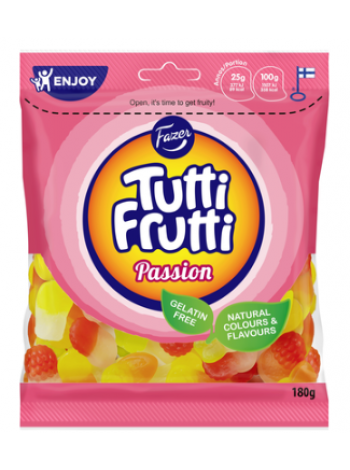 Жевательные конфеты Fazer Tutti Frutti Passion 220г