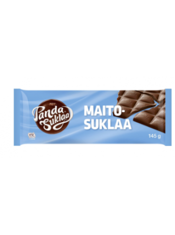 Плиточный шоколад Panda maitosuklaa 145г молочный   