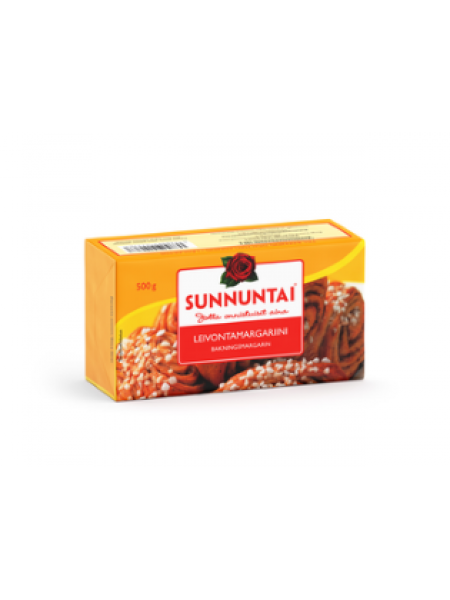 Маргарин для выпечки Sunnuntai leivontamargariini 80% 500 г 