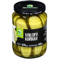 Маринованные огурцы для сэндвичей Herkkumaa voileipäkurkku 670/360г