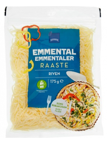 Сыр тертый Coop Emmentaljuusto Raaste 150г