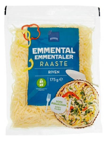 Сыр тертый Coop Emmentaljuusto Raaste 150г