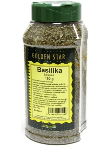 Сушеный базилик Golden Star 150г в банке