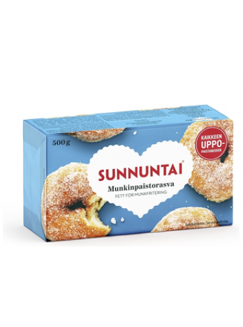 Маргарин для жарки пончиков Sunnuntai munkinpaistorasva 500г без лактозы