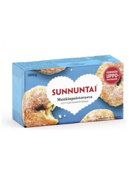 Маргарин для жарки пончиков Sunnuntai munkinpaistorasva 500г без лактозы